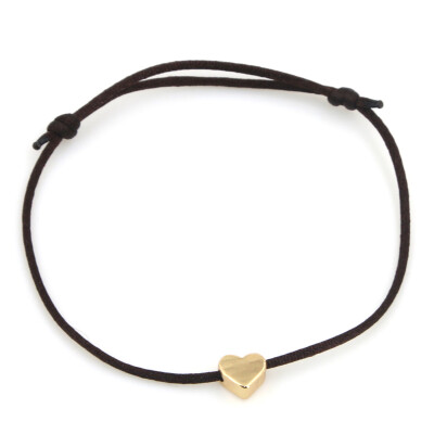 

Gold Color Heart Bracelet Silver Handmade Jewelry Multicolor Rope Adjustable String Lucky Bracelet For Women Children