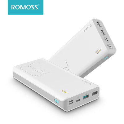 

30000mAh ROMOSS Sense 8 Power Bank Portable External Battery With QC Two-way Fast Charging Portable Charger For Phones Tablet