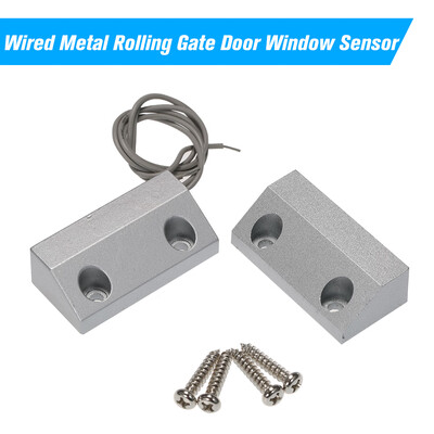 

Wired Metal Rolling Gate Door Window Sensor Magnetic Contacts Alarm Reed Switch Detector for Alarm Access Control System