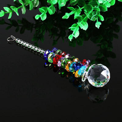 

Greensen Rainbow Maker Crystal Suncatcher Hanging Chandelier Ball Prism Pendulum Pendant Decor