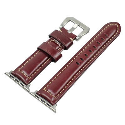 

Leather Adjustable Watch Band Bracelet Wrist Strap for iWatch Series 4 44mm