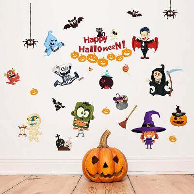 

〖Follure〗Happy Halloween Wall Sticker Decorative Stickers Modern Removable Decal Vinyl