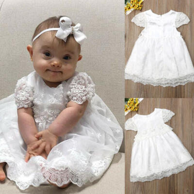 

Baby Bow Dress Flower Girl Dress Princess Pageant Wedding Birthday Party Formal