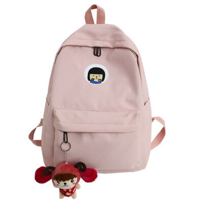 

Cartoon cute girl schoolbag Korean version Campus Style Senior high school students backpack Japanese version junior high school s