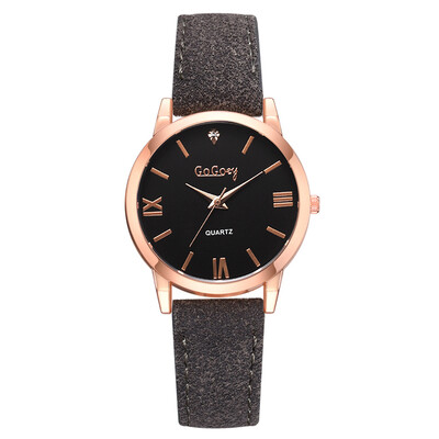 

Womens watch Roman word scale dial pu with student watch