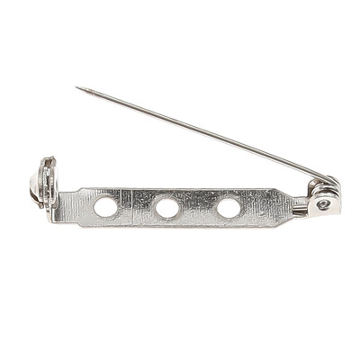 

Bar Pins Brooch Pin Backs Safety Clasp with Box 4 Sizes 20 mm 25 mm 32 mm&38 mm Silver