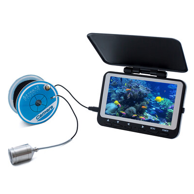 

KKmoon 1000TVL Underwater Fish Finder with 43 Monitor 30M Camera Bracket support IP68 Waterproof Infrared Night View for Ice