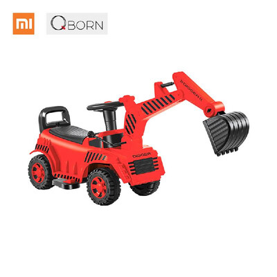 

Xiaomi QBORN Baby Ride on Car Children Excavator Toy Kids Digger Four Wheels PP Construction Riding Toys for Kids Boys
