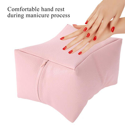 

Greensen Nail Art Foot PillowNail Art Table Hand & Foot Pillow Soft PU Arm Rest Salon Manicure Nail Care Pillow