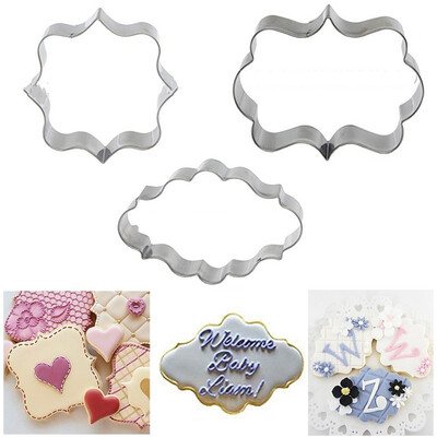 

Siaonvr 3Pcs Cake Tool Mold Mould Pastry Fondant Cookies Cutter Decorating Sugarcraft