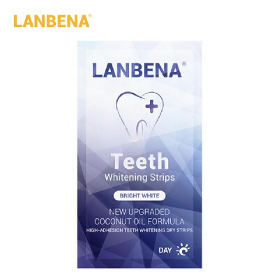 

1Pcs LANBENA Teeth Whitestrips Daily Use Non-Stimulating Anti-Sensitive Advanced Teeth Whitening Strips Useful Oral Tooth Care