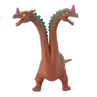 

Tailored Education Science Toy Simulated Twin-headed Dragon Model Kids Children Bath Toy