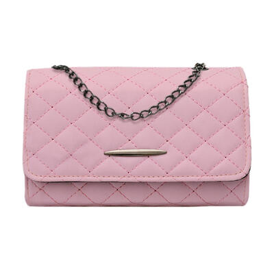 

Small Square Shoulder Messenger Bags PU Leather Chain Women Phone Purses