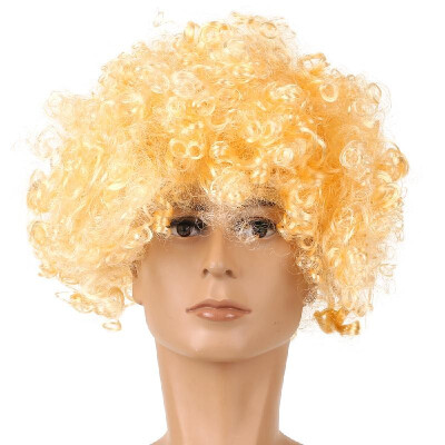 

Soccer Fans Wig Explosion Curly Hairpiece Party Decoration Carnival Headwear Wigs