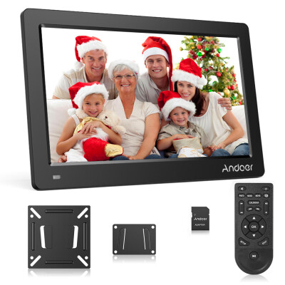 

Andoer 156 Inch Digital Photo Picture Frame FHD 19201080 IPS Screen Support CalendarClockMP3Photos1080P Video Player with 75