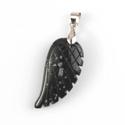 

Fashion Womens Amethyst Pendant National Wind Carving Angel Wing Pendant Newest