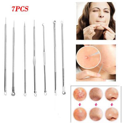 

〖Follure〗Stainless Blackhead Facial Acne Spot Pimple Remover Ear Extractor Tool Comedone