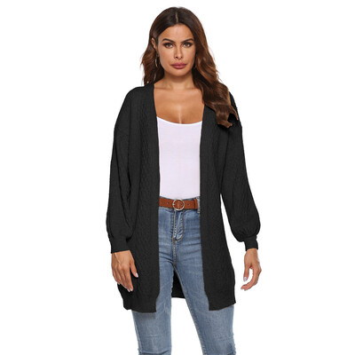 

Toponeto Women Long Sleeve Knitting Open Cape Casual Coat Blouse Kimono Jacket Cardigan