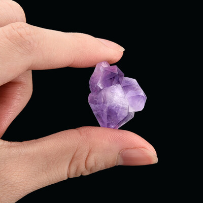 

Gobestart Natural Irregular Crystal Quartz Healing Fluorite Wand Stone Purple Purple Gem