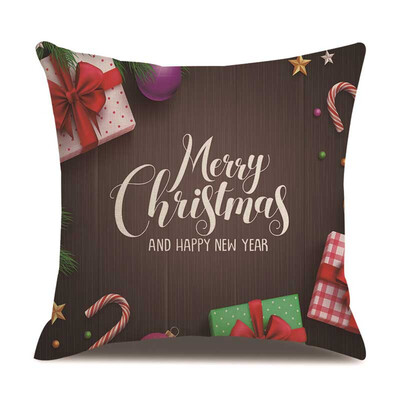 

18X18&quot Christmas Pillow Case Sofa Car Throw Cushion Covers Christmas Pillowcase Home Sofa Decor
