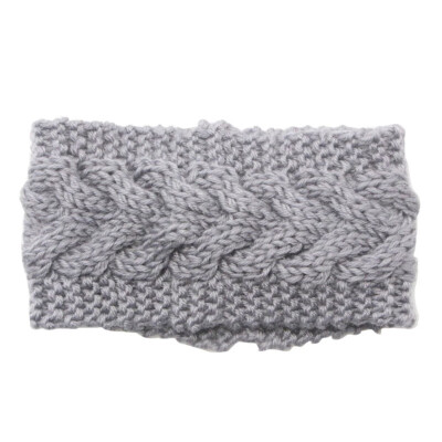 

Solid Wide Knitting Woolen Headband Winter Warm Crochet Turban Hair Accessories For Girls Hair Band Headwraps