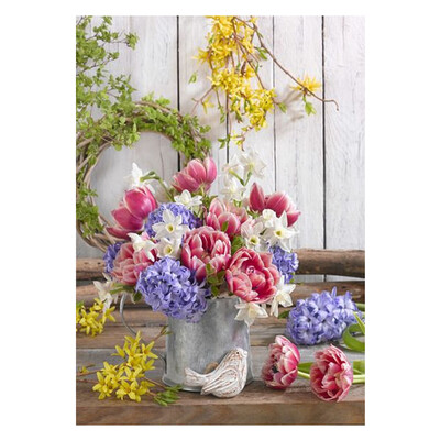 

Popular Flower Charm 5D Full Diamond Diamond Painting Room Decoration Art