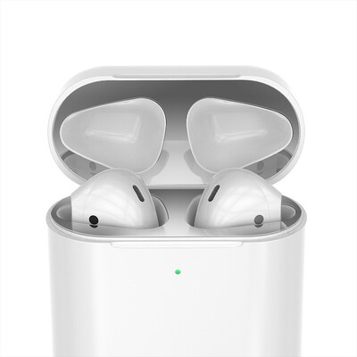 

Dust Guard for Airpods Ultra Thin Dustproof Metallic Sticker 18K Plated Film for Airpods Case 2 Gold