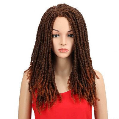 

Noble 22 Inch Synthetic Wigs Crochet Braids Twist Jumbo Dread Faux Locs Hairstyle Long Afro Brown Hair