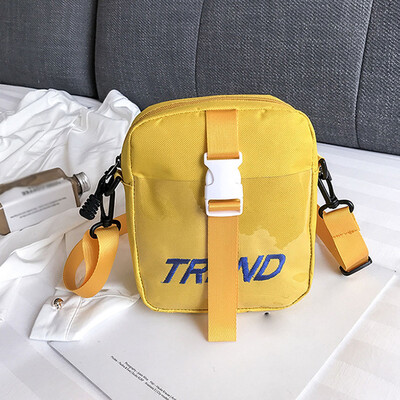 

Tailored Fashion Ladies Canvas Solid Color Street Wild Shoulder Bag Diagonal Bag