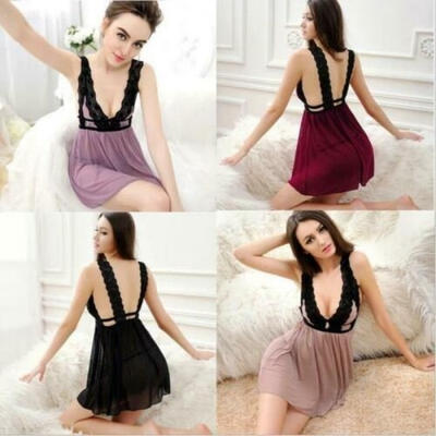 

Lingerie Lace Dress Babydoll Women&39s Underwear Nightwear Sleepwear Bodysuit
