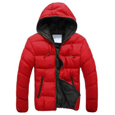 

Men Padded Long Sleeve Plus Size Tops Hoodie Coat Outwear Overcoat Casual Jacket