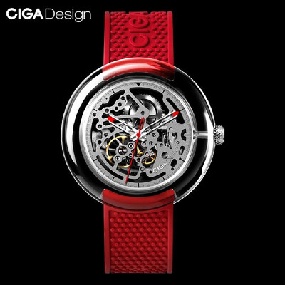 

Xiaomi Ciga Design Skeleton Mechanical Watch T Series 360 Degree Transparent No Screw Men Watches
