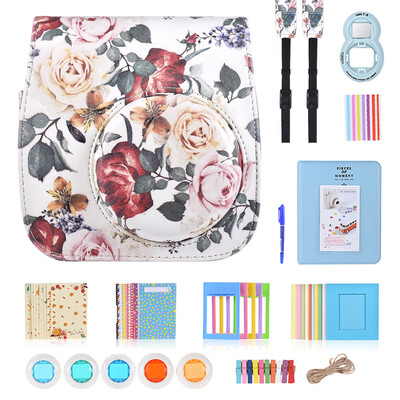 

10 in 1 Accessories Kit for Fujifilm Instax Mini 888s9 Include Camera CaseStrapSelfie MirrorFilterAlbumCorner StickerPho