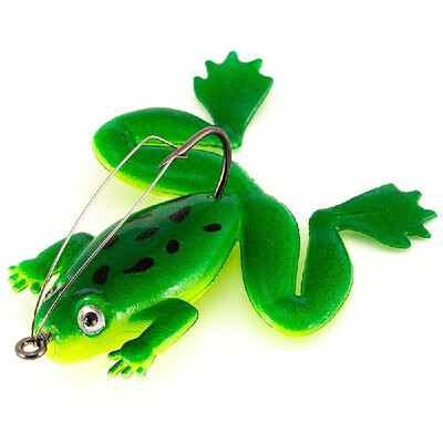 

6cm55g Fishing Lure Soft Artificial Fishing Bait Frog Lure with Hook