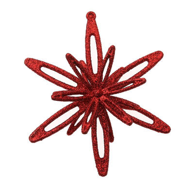 

Christmas 3D Leaf Shape Glitter Pendant Ornaments Xmas Tree Decoration