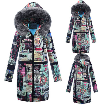 

Roseonmyhand Womens Winter Long Down Cotton Ladies Parka Hooded Coat Quilted Jacket Outwear