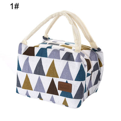 

Portable Waterproof Lunch Box Thermal Insulated Food Storage Handbag Cooler Pack