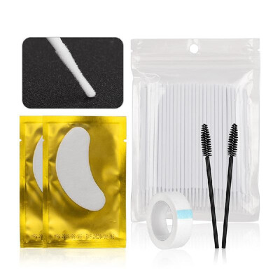 

Eyelash Extension Tools Set False Eyelashes Extension Practice Exercise Kit Makeup Tool for Grafting Eyelashes Cleaning Suit Black