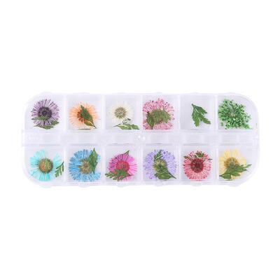 

3D Nail Art Dried Flower Leaf DIY Manicure Preserved Natural Floral Sticker