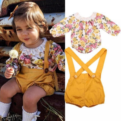 

Newborn Baby Girls Princess RomperShort Pants Jumpsuit Sunsuit Bodysuit Clothes