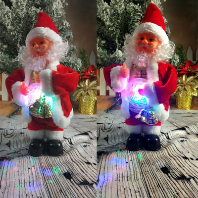 

Tailored Christmas Dolls 2019 Christmas Electric Dancing Music Santa Claus Doll