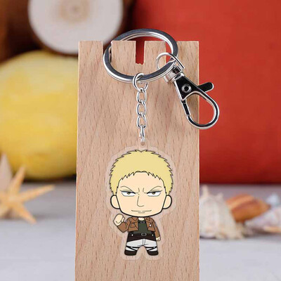 

Attack On Titan Anime Acrylic Double-sided Transparent Keychain Cute Pendant