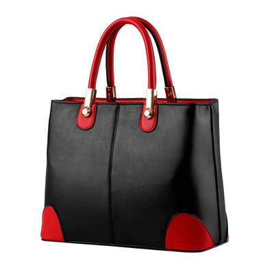 

Tailored Fashion Women Stitching Crossbody Bag Shoulder Bag Handbag Messenger Bag Black