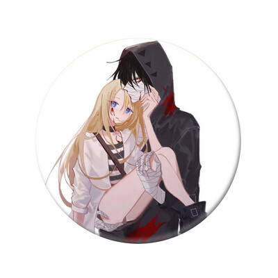

1pcs Anime Angels of Death Cosplay Badge Cartoon Rachel Gardner Ray Brooch Pins Zack Collection bags Badges for Backpacks