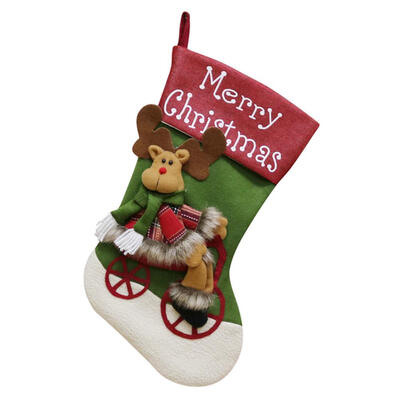 

Christmas Stocking Xmas Tree Decorative Sock Candy Bag Kids Gift Pouch