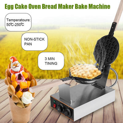 

Greensen Stainless Steel Electric Egg Cake Oven Puff Bread Maker Bake Machine 110V
