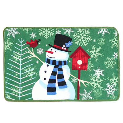 

Gobestart Cartoon Christmas Carpet Anti-slip Mat Door Mat Household Bathroom Mat