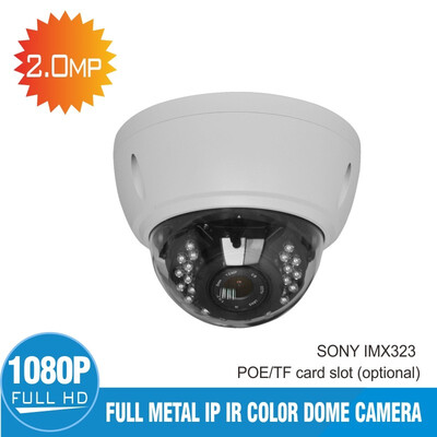 

2MP IP HD Camera 28-12mm Vari Focus Lens IR-CUT 24EA IR LED - Infrared Distance 30M Support POE optional