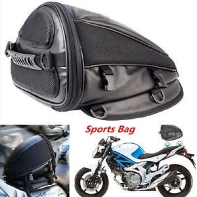 

Portable Motorcycle Waterproof Back Seat Carry Bag Luggage Tail Saddlebag b