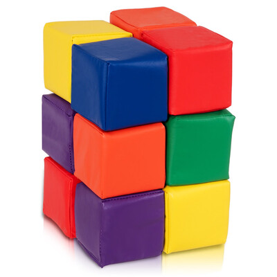 

12 Piece 55" Soft Foam Building Blocks
